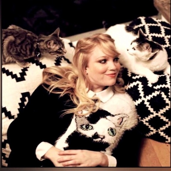 🚫sold🚫wildfox White Label ‘Joan’ Cat Boy Sweater - Picture 4 of 5